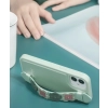 Kingxbar Sweet Series żelowe etui ozdobione oryginalnymi Kryształami Swarovskiego z podstawką iPhone 12 mini czarny
