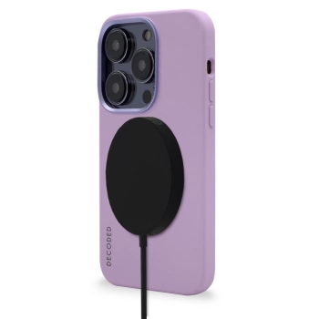 Etui Decoded Silicone Case silikonowe z MagSafe do iPhone 14 Pro Max - fioletowe