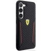 Etui Ferrari Carbon Contrast Edges na Samsung Galaxy S23 - czarne