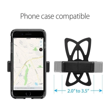 Uchwyt na telefon Spigen A250 na kierownicę roweru - czarny