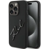 Etui Karl Lagerfeld Silicone Karl Script na iPhone 15 Pro - czarne