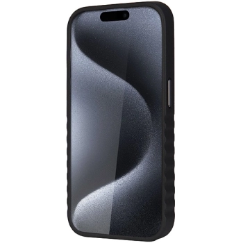 Etui Audi Synthetic Leather z MagSafe na iPhone 15 Pro - brązowe