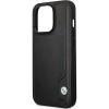 Etui BMW Leather Blue Dots na iPhone 14 Pro - czarne