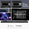 Etui Spigen Ultra Hybrid na Google Pixel 8 Pro - ciemnoszare (wzór Zero One)