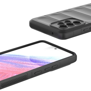 Magic Shield Case etui do Samsung Galaxy A53 5G elastyczny pancerny pokrowiec ciemnoniebieski