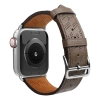Strap Leather skórzany pasek Apple Watch Ultra, SE, 9, 8, 7, 6, 5, 4, 3, 2, 1 (49, 45, 44, 42 mm) opaska bransoleta ciemnobrązowy