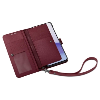 Etui Spigen Wallet S Plus na Samsung Galaxy S23 - burgundowe