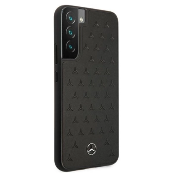 Etui Mercedes Leather Stars Pattern na Samsung Galaxy S22+ - czarne