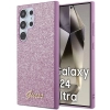 Etui Guess Glitter Script na Samsung Galaxy S24 Ultra - fioletowe
