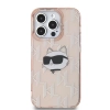 Etui Karl Lagerfeld IML Choupette Head & Monogram na iPhone 13 Pro Max - różowe