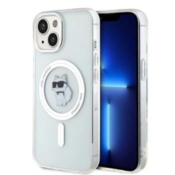 Etui Karl Lagerfeld IML Choupette MagSafe na iPhone 15 - przezroczyste