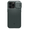 Etui Spigen Optik Armor Mag z MagSafe na iPhone 15 Pro - ciemnozielone