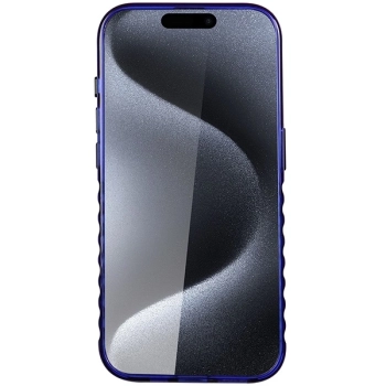 Etui Audi IML Big Logo MagSafe na iPhone 15 Pro Max - niebieskie