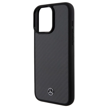 Etui Mercedes Carbon Fiber Dynamic na iPhone 15 Pro Max - czarne