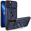 Hybrid Armor Camshield etui iPhone 13 Pro pancerny pokrowiec z osłoną na aparat niebieskie