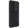 Nillkin Qin Leather Pro Case etui Samsung Galaxy S23+ pokrowiec z klapką osłona na aparat czarne