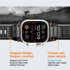 Pasek Spigen Rugged Band na Apple Watch 4/5/6/7/8/9/SE/Ultra 1/2 (42/44/45/49mm) - czarny mat