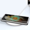 Clear 3in1 etui do Samsung Galaxy S23 Ultra silikonowy pokrowiec z ramką czarne