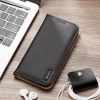 Etui z portfelem Dux Ducis Hivo z blokadą RFID do iPhone 15 Plus - czarne