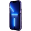 Etui Guess Liquid Glitter 4G Transculent na iPhone 14 Pro - purpurowe