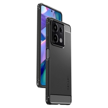 Etui Spigen Rugged Armor na Xiaomi Redmi Note 13 5G - czarny mat