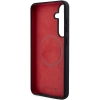 Etui AMG Silicone Carbon Pattern MagSafe na Samsung Galaxy S24+ - czarne