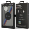 Etui BMW Tricolor Stripes MagSafe na iPhone 14 - szare