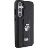 Etui Karl Lagerfeld Gripstand Saffiano Karl&Choupette Pins na Samsung Galaxy S24 - czarne
