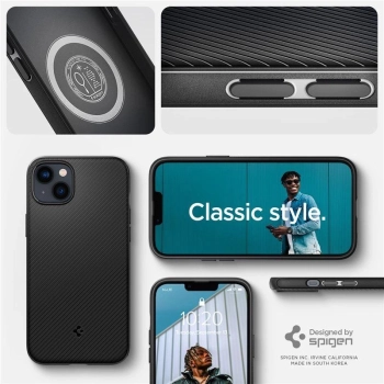 Etui Spigen Mag Armor na iPhone 14 Plus - czarny mat