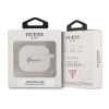 Etui Guess Silicone Charm Heart Collection na AirPods 3 - białe
