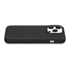 iCarer Litchi Premium Leather Case skórzane etui iPhone 14 Pro magnetyczne z MagSafe czarny (WMI14220710-BK)