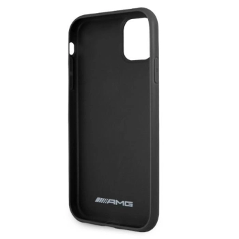 Etui AMG Leather Hot Stamped na iPhone 11 / Xr - czarne