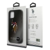 Etui U.S. Polo Assn. Embroidery Collection na iPhone 12 Pro Max - czarne