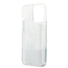 Etui Guess Flower Liquid Glitter na iPhone 13 Pro Max - zielone