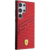 Etui Ferrari Big SF Perforated na Samsung Galaxy S24 Ultra - czerwone