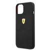 Etui Ferrari Silicone na iPhone 13 mini - czarne