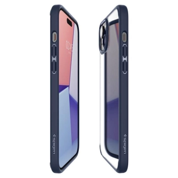 Etui Spigen Ultra Hybrid na iPhone 15 - niebieskie