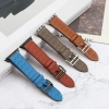 Strap Leather skórzany pasek Apple Watch Ultra, SE, 9, 8, 7, 6, 5, 4, 3, 2, 1 (49, 45, 44, 42 mm) opaska bransoleta ciemnobrązowy