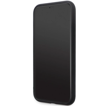 Etui Karl Lagerfeld Silicone Ikonik Metal Pin na iPhone 11 / Xr - czarne