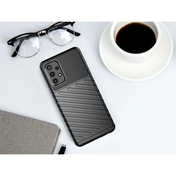 Thunder Case elastyczne pancerne etui pokrowiec Samsung Galaxy A52s 5G / A52 5G / A52 4G czarny