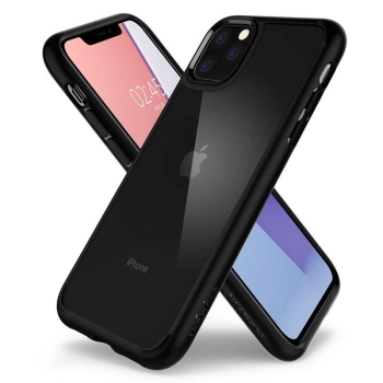 Etui Spigen Ultra Hybrid na iPhone 11 Pro Max - czarny mat