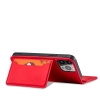 Magnet Card Case etui do iPhone 13 mini pokrowiec portfel na karty kartę podstawka czerwony