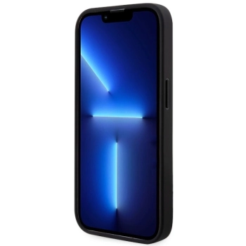 Etui Karl Lagerfeld Saffiano Monogram Ikonik na iPhone 14 Pro - czarne