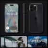Etui Spigen Ultra Hybrid na iPhone 15 Pro - przezroczysto-czarne