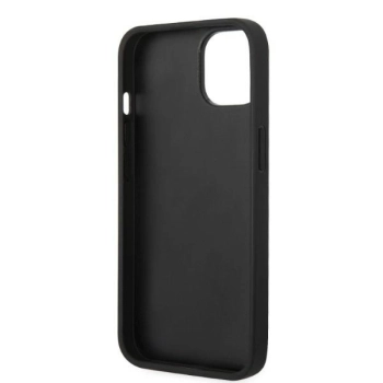 Etui U.S. Polo Assn. Leather Stitch na iPhone 14 Plus - granatowe