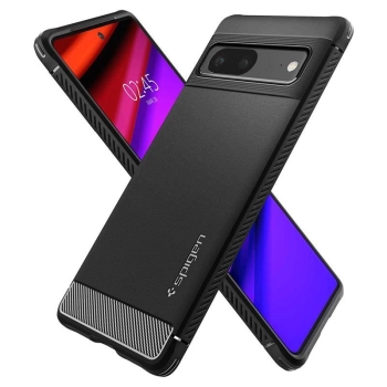 Etui Spigen Rugged Armor na Google Pixel 7 - czarny mat