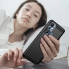 Carbon Case etui do Infinix Hot 20i elastyczny silikonowy karbonowy pokrowiec czarne