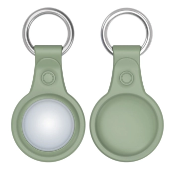 Dux Ducis zestaw 4x silikonowe etui brelok zawieszka case do lokalizatora Apple AirTag (4 kolory: czarny, zielony, różowy, niebieski)