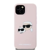 Etui Karl Lagerfeld Silicone Karl&Choupette MagSafe na iPhone 15 / 14 / 13 - różowe