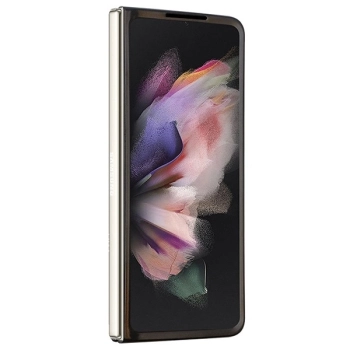 Etui Guess Leather 4G Diamond Triangle na Samsung Galaxy Z Fold 5 - czarne